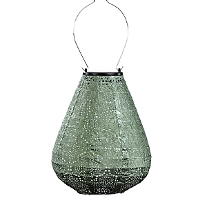 Lumiz Tulip Solar Lantern Bazaar Sage Green 20cm