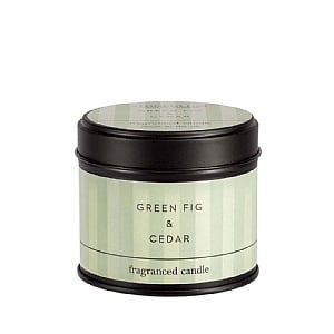 Stoneglow Modern Classics Green Fig & Cedar Tin Candle