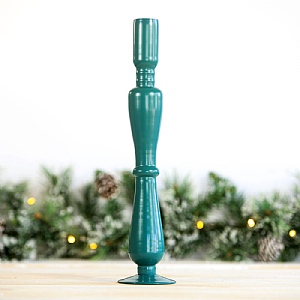 Royal Tropics Teal Ceramic Candle Holder (36cm)