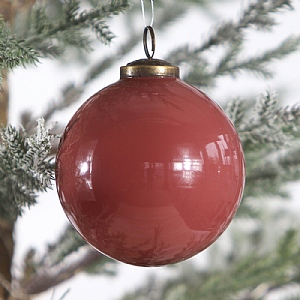 Mahogany Bauble (10cm)