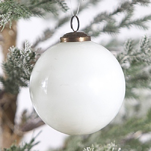 White Bauble (10cm)