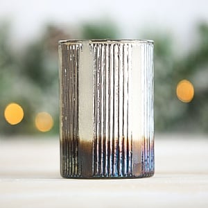 Two Tone Glass Cylinder Vase (13cm)