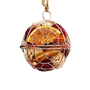 Jormaepourri Hanging Metal Cage - Rose Gold