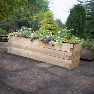 Forest Caledonian Long Raised Bed with Base (180cm x 45cm)