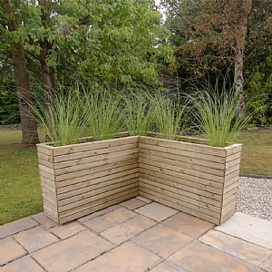 Forest Linear Corner Planter (85cm x 160cm x 160cm)