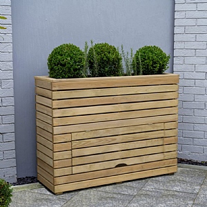 Forest Linear Planter - Tall with Storage (91cm x 120cm x 40cm)