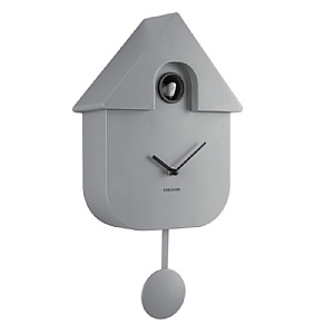 Karlsson Modern Cuckoo Clock - Mouse Grey