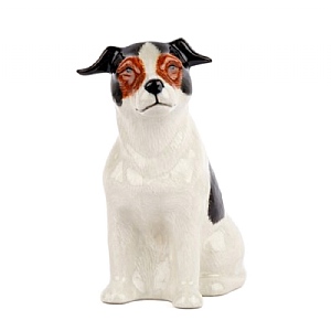 Quail Jack Russell Vase