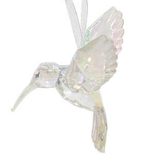 Decoris Iridescent Hummingbird Hanging Decoration (10.5cm)