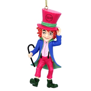 Gisela Graham Resin Mad Hatter Decoration (10cm)