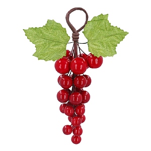 Gisela Graham Red Grape Bunch (20cm)