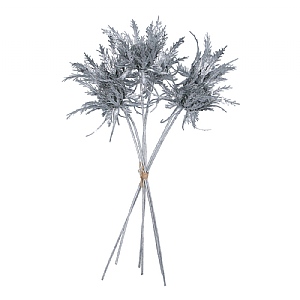 Gisela Graham Silver Thistle Branch (35cm)