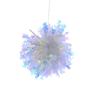 Wavy Iridescent Pom Pom Ball (12cm)