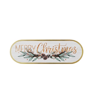 Foliage Wooden Sign Merry Xmas (60cm)