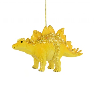 Floralsilk Hanging Resin Stegosaurus (13cm)