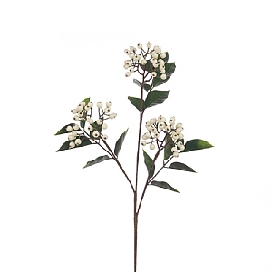 Floralsilk White Berry Spray (71cm)