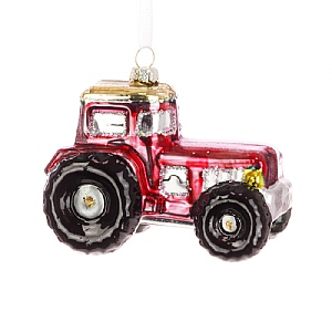 Floralsilk Glass Tractor Hanger (8cm)