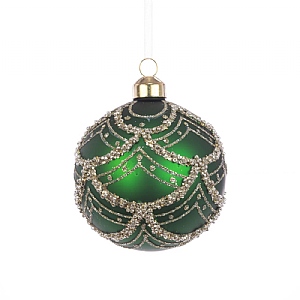 Floralsilk Glass Tallula Bauble (8cm)