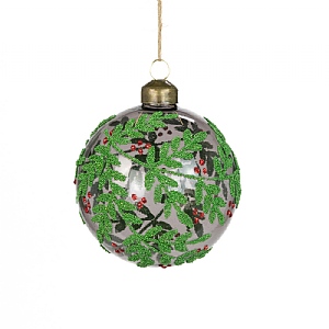 Floralsilk Glass McKenna Bauble (8cm)