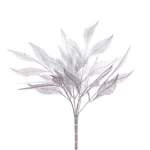 Floralsilk Sparkly Leaf Bush Spray (41cm)