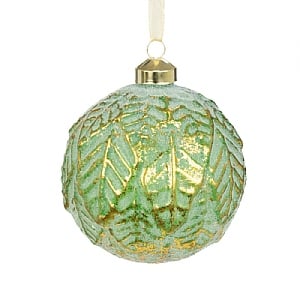 Floralsilk Glass Teresa Bauble (10cm)