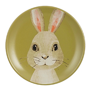 Wild Rabbit Plate - Ochre (20cm)