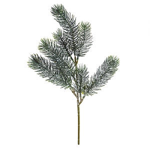 Snowy Conifer Branch (35cm)