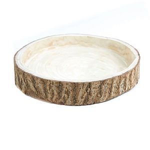 Natural Wooden Dish (34cm)