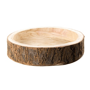 Natural Wooden Dish (21cm)