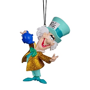 Disney Mad Hatter 3D Resin Hanging Ornament