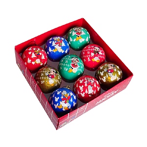 Disney Assorted Baubles 7.5cm - (Box of 9)