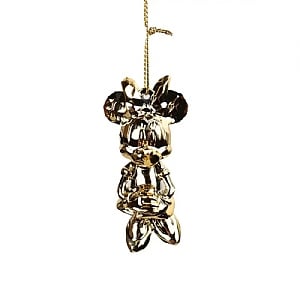 Disney 3D Minnie Chrome Gold Hanging Decoration