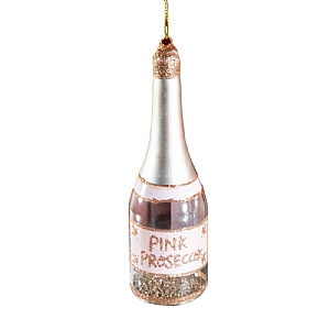 Sass & Belle Celebrate Pink Prosecco Decoration