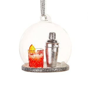 Sass & Belle Negroni Cocktail Dome Bauble