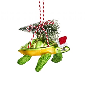 Sass & Belle Turtle with Christmas Tree Decoration