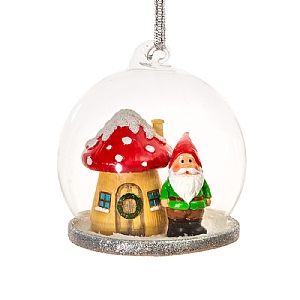 Sass & Belle Gnome Home Dome Bauble