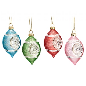 Sass & Belle Vintage Pastel Bauble (set of 4)