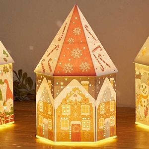 Three Kings InLit Gingerbread DecorHouse