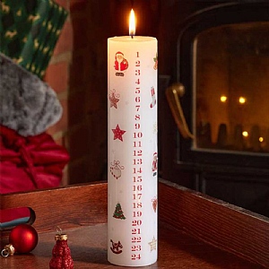 Three Kings Traditional Advent Candle