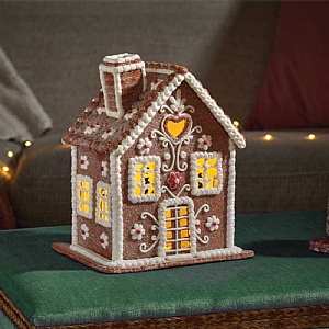 Three Kings Gingerbread Edelweiss Chalet (20cm)