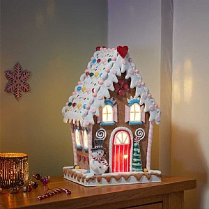 Three Kings Gingerbread Frosty Candy Lodge (25cm)