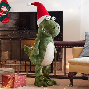 Three Kings Green Festive Dino - Humongous