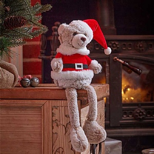 Three Kings Teddy Santa Seated