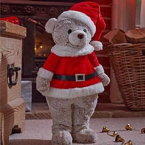 Three Kings Teddy Santa Standing - Large