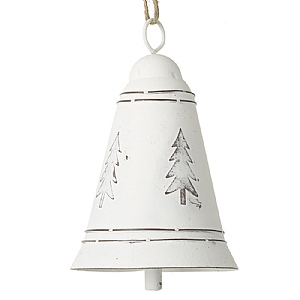 White Metal Tree Bell - Small