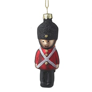 Glass Soldier Hanging Decoration