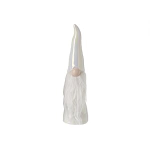 Tall White Porcelain Gonk - Medium