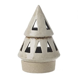 White Tree Candle Holder