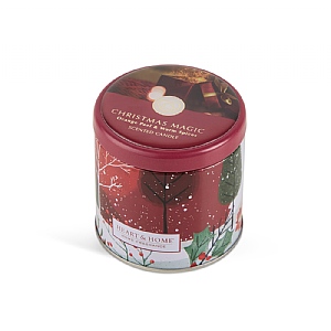 History & Heraldry Tin Candle Xmas Magic