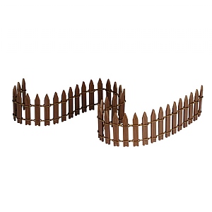 Lemax Wired Wooden Fence